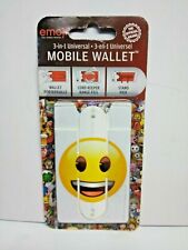 New 3M Trends Smiling Emoji Logo Mobile Wallet 3'' x 6.5'' picture
