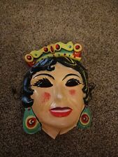Vintage Chinese Princess Plastic Mask See Description Halloween picture