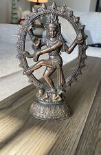 Vintage Brass Dancing Shiva Figure Statue Nataraja (3 Statues) picture