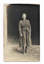 Beautiful Young Woman Italian Early 20th Century Antique Photo Postcard picture