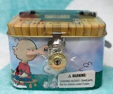 Peanuts Charlie Brown & Lucy The Doctor is In Tin Box with Lock picture