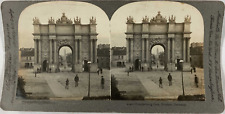 Keystone, Stereo, Germany, Potsdam, Brandenburg Gate Vintage Stereo Card, Shooting picture