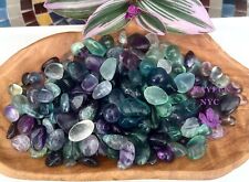 Wholesale Lot 2 Lbs Natural Mini Fluorite Tumble Crystal Healing Energy picture
