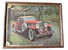Vintage 1935 Duesenberg Wall Clock Rare - Used See Pictures/Works picture