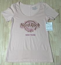 (Womens M) HARD ROCK CAFE New York Shirt GLITTER Sketch PP SAMPLE Tee NWOT picture