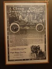 Harvey’s Wallhangers Early 1900s Detroit Pope Motor Company Advertisement   picture