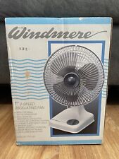 Vintage Windmere 3 Speed Oscillating Fan 7”  Tabletop Brand New NR-70SC picture