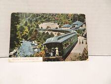 Vintage Postcard Arriving at Shasta Springs California Train Travel Tourist 1910 picture