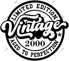 2000 Vintage Limited Edition Aged To Perfection 4