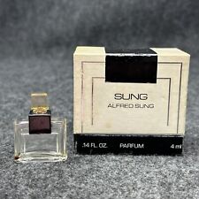 ALFRED SUNG SUNG PARFUM Vintage Perfume Bottle and Box Black and White Vanity picture