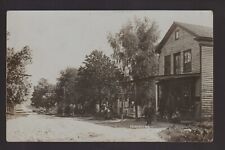 Fairville NEW YORK RPPC 1909 GENERAL STORE nr Sodus Newark Rochester TINY TOWN picture