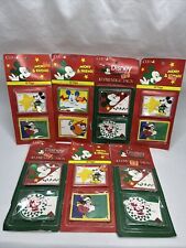 Lot Of 70 New Vtg Disney Christmas Gift Tag Mickey Mouse by Cleo New Sealed 80’s picture