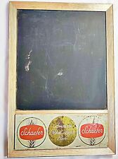 Vintage Antique Original TIN SCHAEFER BEER Bar SIGN MENU Chalk BOARD Display #A picture