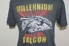 Star Wars Millennium Falcon T Shirt Size sz L Large Tee Short Sleeve Grey picture