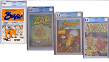 Zap Comix #1, #0 2nd Print #3, #11 1st print CGC 9.0, 5.0, 5.5, 6.0 Robert Crumb picture