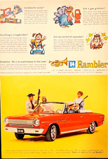Rambler 440 Convertible Original 1964 Vintage Print Ad picture