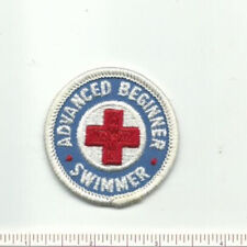 American Red Cross Advanced Beginner Swimmer Embroidered Patch - Round picture