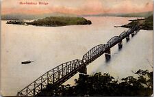 Vtg New South Wales Australia NSW Hawkesbury Bridge 1910s Postcard picture