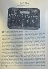 1906 Boys Clubs in America illustrated picture