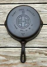 Griswold #6 Cast Iron Skillet LBL Large Logo 699 H **FULLY RESTORED** picture