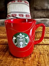 Starbucks Red Christmas Ceramic Mug Coffee 16oz Hot Chocolate Black Friday Sale picture