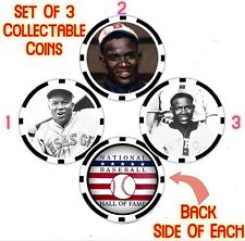 Andy Cooper - BASEBALL HALL OF FAMER - (3) THREE COMMEMORATIVE POKER CHIPS picture