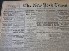 1921 JANUARY 27 NEW YORK TIMES - MRS. R. C. VANDERBILT IS WED - NT 6157 picture