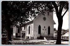 Centerville South Dakota~1st English Lutheran Church~1940s RPPC picture