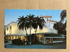 Postcard Fort Lauderdale FL Creightons Restaurant Museum Antiques Vintage PC picture