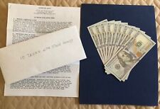 Vintage 10 TRICKS WITH STAGE MONEY Ten Magic Tricks Includes 10 Fake Bills - New picture