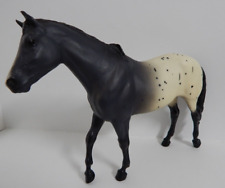 Vintage Breyer Horse #703 Black Appaloosa Black Dark Gray San Domingo 1988-1989 picture