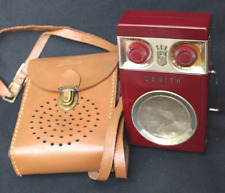 1956 Zenith Royal 500 Transistor Radio w/ Hand Wired Chassis and Case   DOA picture