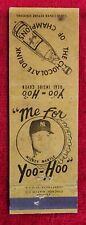 1958 MICKEY MANTLE YOO-HOO NEW YORK YANKEES MATCHBOOK COVER picture
