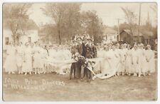 1921 May Pole Dance - REAL PHOTO Tomah, Wisconsin - Vintage Postcard picture