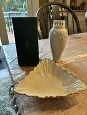Lenox Dish And Vase LOT SALE. Both Never Used.  Stamped.  DEAL picture
