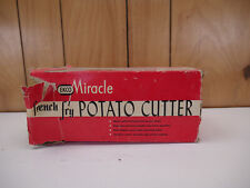 Vintage Ecko Miracle Metal French Fry Potato Cutter USA Made picture