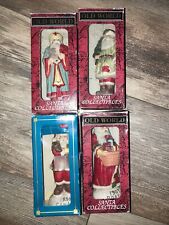 Vintage Old World Santa Collectibles Hand Painted Porcelain 4 Of 12 NIB picture