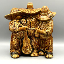 Vintage Ceramic Tequila Bottle The Three Los Teporines picture