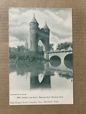 Postcard Hartford CT Connecticut Soldiers Sailors Memorial Arch Bridge UDB picture