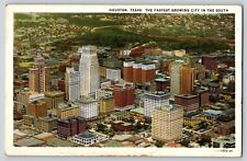 Postcard Houston Texas - Aerial View picture