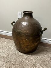 Vintage India Hand Hammered Extra Large Stunning Copper Pot picture