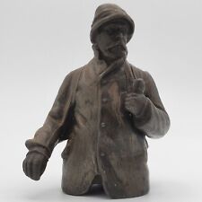 Original German Bronze Hunter sculpture metal figure bronze antique vintage WW2 picture