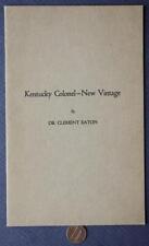 1942 Kentucky Colonel booklet signed by historian James Winston Coleman Jr RARE- picture
