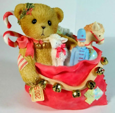 Cherished Teddies  Christmas 4002840 Polly Candy Cane Lamb Horse Drum NIB Rare picture