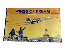 Rare Wings Of Dream Air France English Version French comic book collectable picture