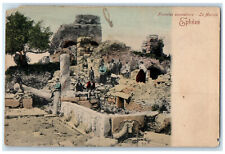 c1905 New Excavations The Ephesus Market (Ephesus) Turkey Antique Postcard picture