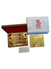 Mac Tools SDA 1988 3 Offset Wrench Set 24k Gold Plated Limited Edition #01684 picture