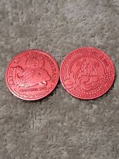 2024 Mardi Gras Krewe Of Ponchatrain Red Doubloon picture
