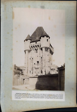 France, Nevers, Porte du Croux vintage print print print print period 36.5x25  picture