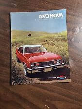 Vintage 1973 Chevrolet Nova OEM New Car Dealer Sales Brochure NOS picture